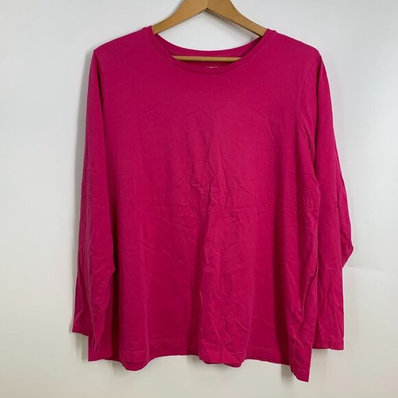 Land's End Women's Relaxed Supima Cotton (Lot of 3) Long Sleeve T-Shirt‎ SZ 1X - Picture 4 of 13